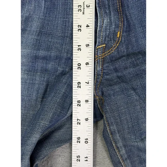 Citizens of Humanity Jeans Womens 29 Blue Kelly #063 Low Waist Cropped Stretch - Picture 4 of 11